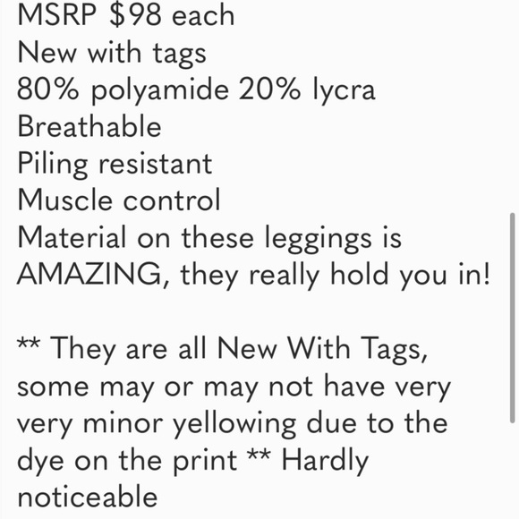 💚💛🍋NWT LEGGINGS - Picture 9 of 9